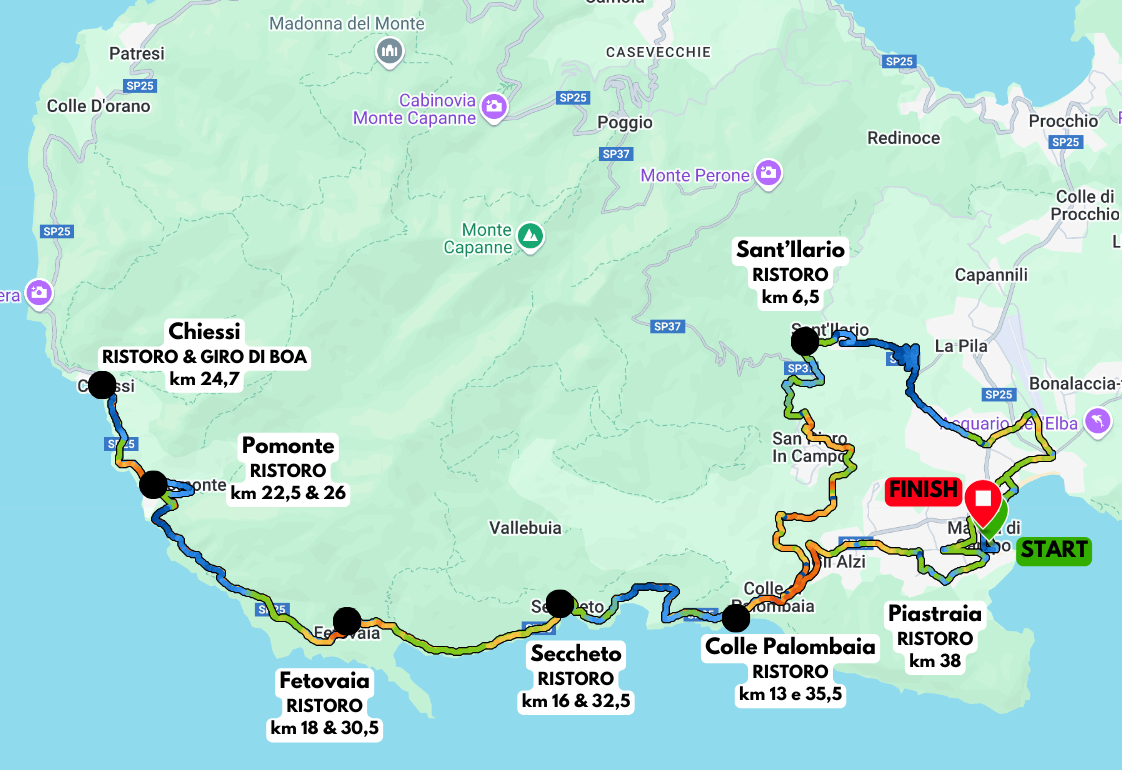 MAPPA MARATONA + Info