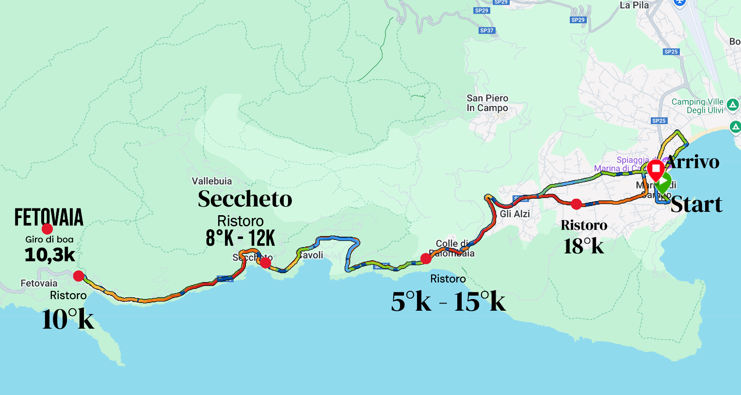 mappa mezza maratona + info