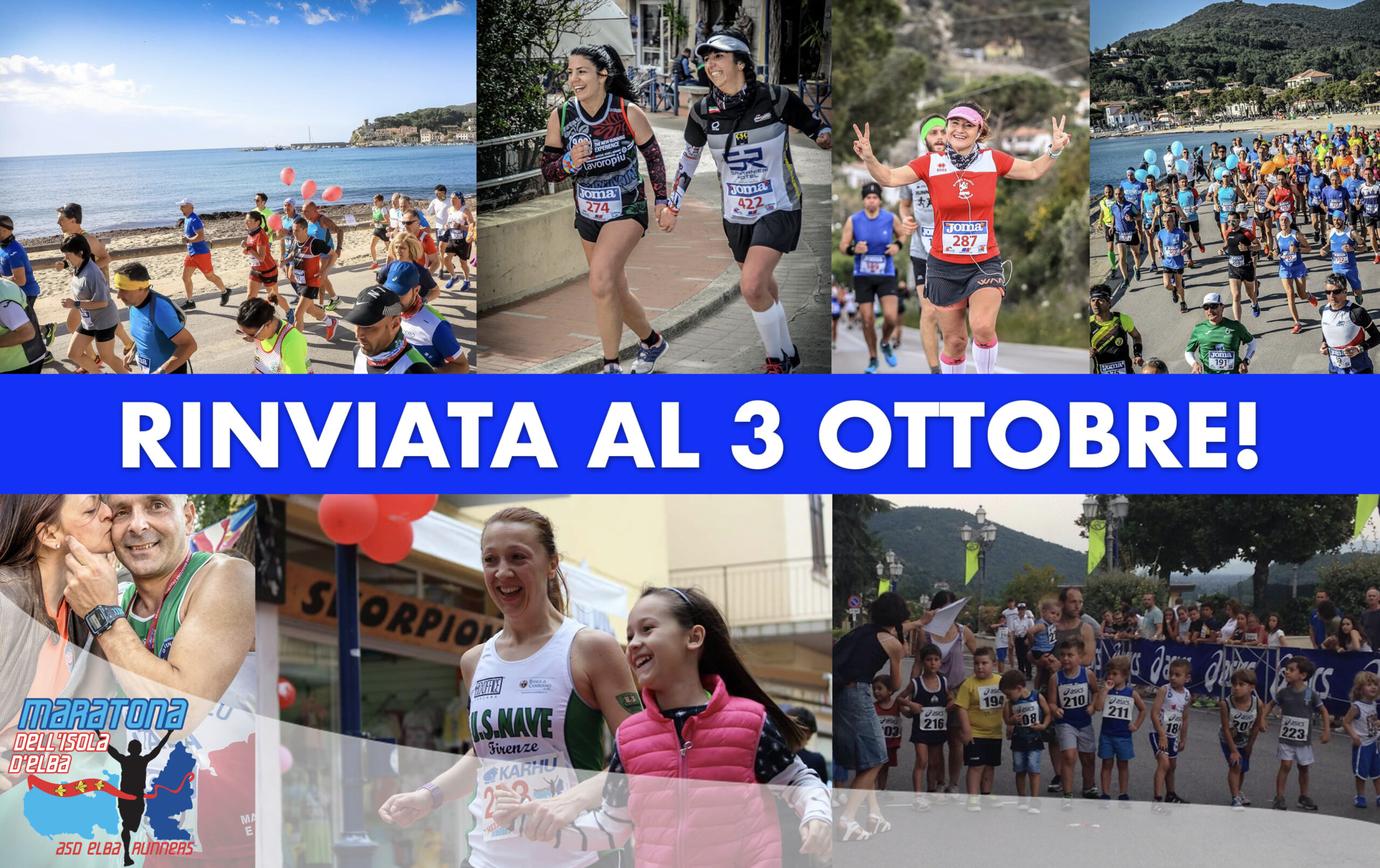 Maratona dell'isola d'Elba rinviata al 3 ottobre 2021